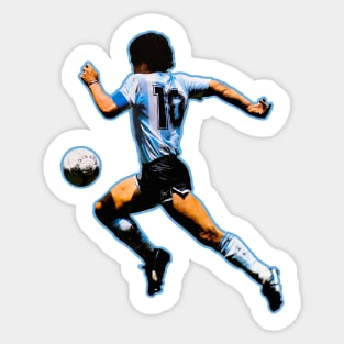 Maradona D10S Sticker